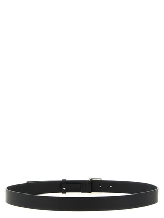 Black Calfskin Regular Belt