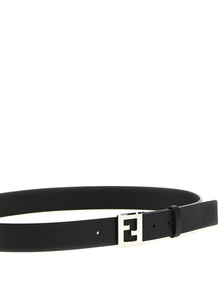 Black Calfskin Regular Belt