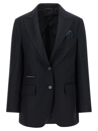 Black Virgin Wool Blazer