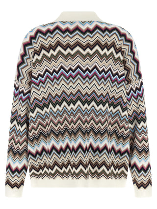 Multicolor Viscose Polo Shirt