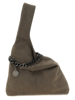 Gray Polyamide Handbag