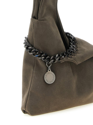 Gray Polyamide Handbag