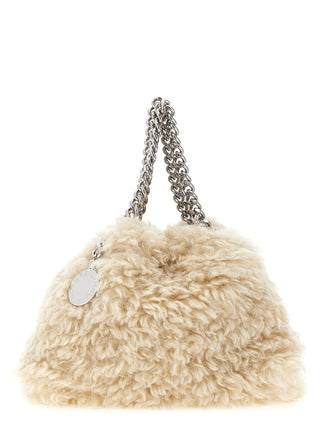 Beige Polyester Handbag