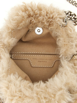 Beige Polyester Handbag