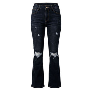 Blue Cotton Women Jeans