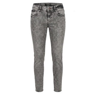 Grey Cotton Women Jeans