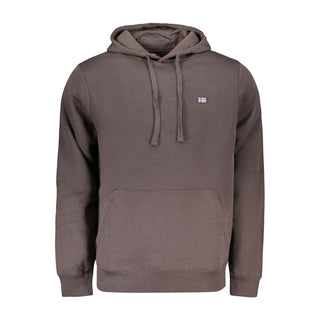 Brown Cotton Men's Sweatshirt