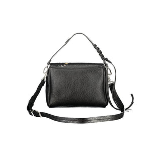 Black Polyurethane Women's Bag