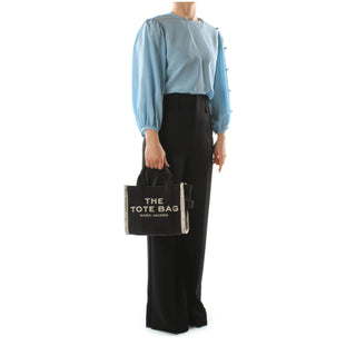Black Fabric Handbag