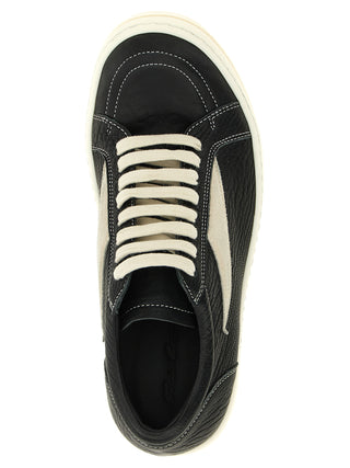 Bicolor Lamb Leather Low Top Sneakers