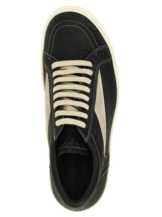 Bicolor Lamb Leather Low Top Sneakers