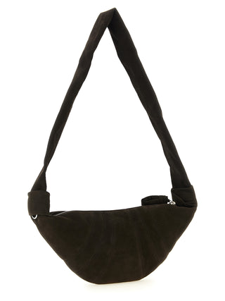 Brown Lamb Leather Shoulder Bag
