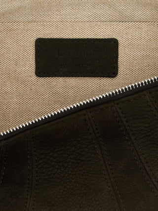 Brown Lamb Leather Shoulder Bag