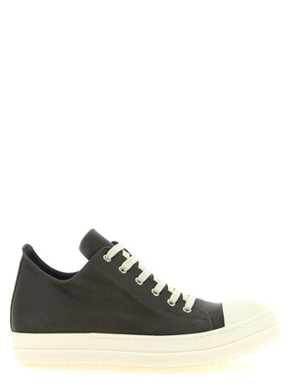 Black Calfskin Low Top Sneakers