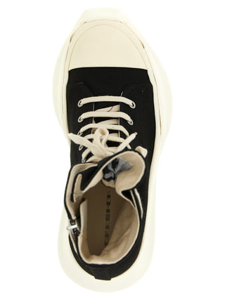 Black Cotton Athletic Sneakers