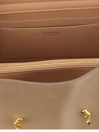 Multicolor Calfskin Shoulder Bag