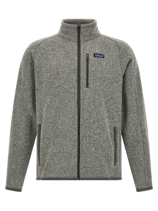 Gray Polyester Full-Length Jacket