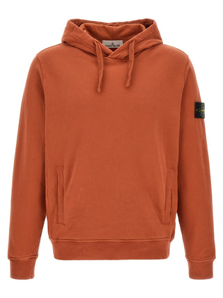 Orange Cotton Sweatshirt
