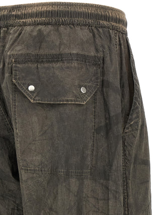 Gray Polyamide Casual Pants