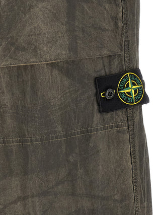 Gray Polyamide Casual Pants