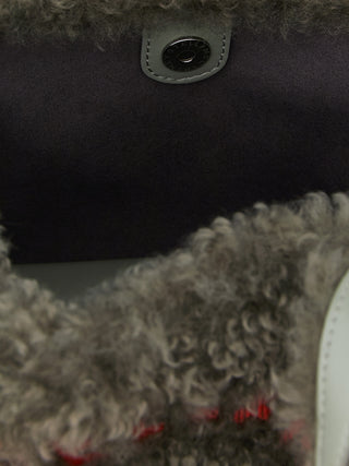 Gray Polyester Tote Bag