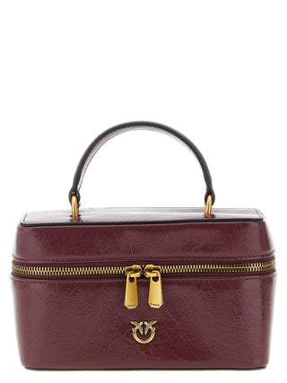 Bordeaux Calfskin Crossbody Bag