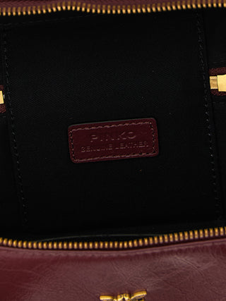 Bordeaux Calfskin Crossbody Bag