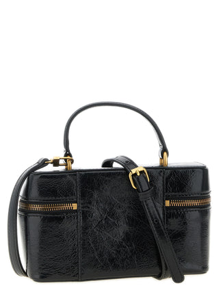 Black Calfskin Crossbody Bag