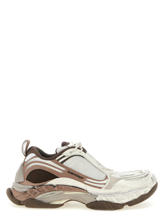 Brown Polyethylene Athletic Sneakers