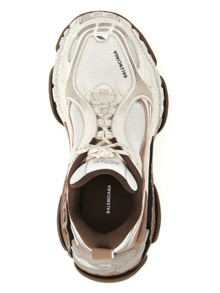 Brown Polyethylene Athletic Sneakers