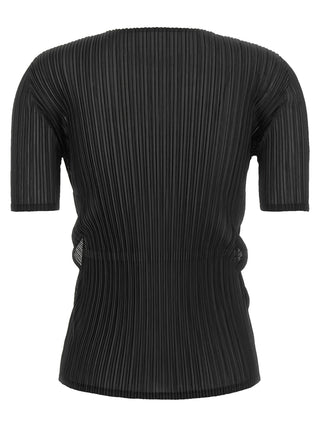 Black Polyester Pattern Shirt