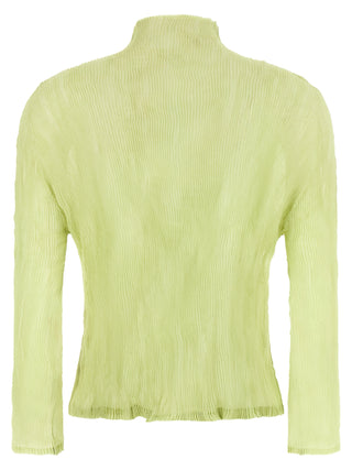 Bicolor Polyester Cardigan