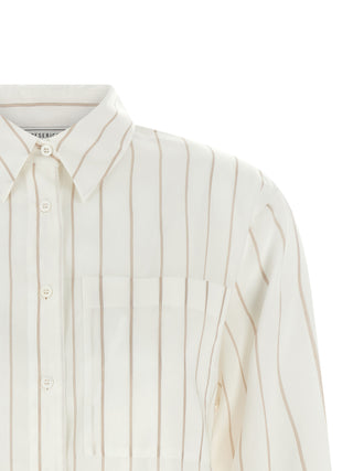 Beige Lyocell Blouse