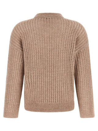 Beige Polyamide Cardigan