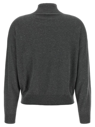 Gray Virgin Wool Cardigan