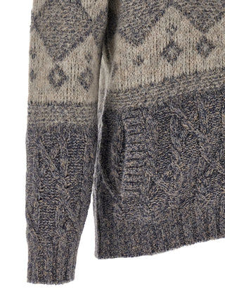 Gray Virgin Wool Cardigan
