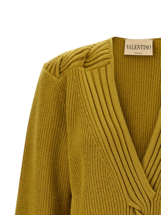 Multicolor Virgin Wool Cardigan