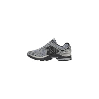 Gray Synthetic Athletic Sneakers