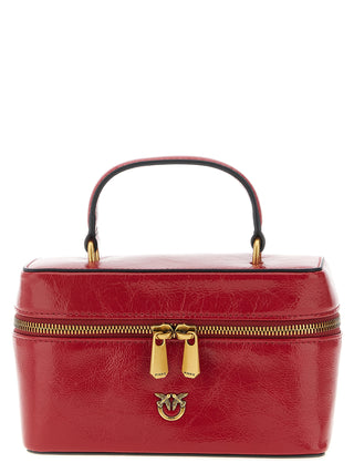 Red Calfskin Crossbody Bag