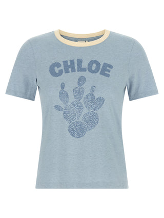 Blue Cotton T-Shirt
