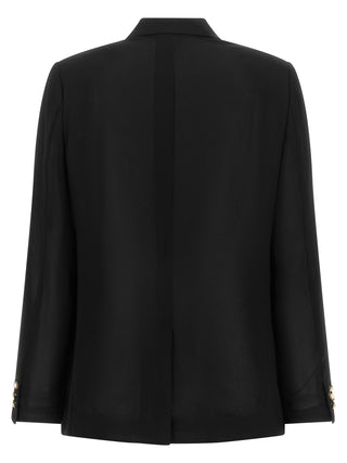 Black Polyester Blazer
