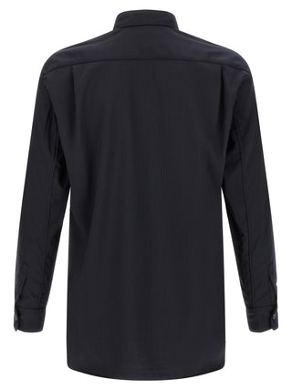 Blue Polyester Blouse