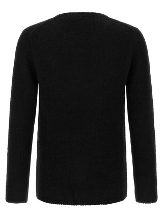 Black Polyester Cardigan