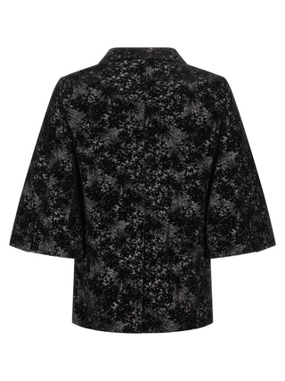 Black Polyester Blazer