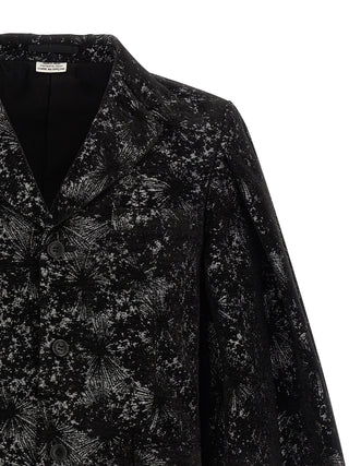 Black Polyester Blazer
