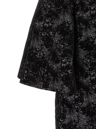 Black Polyester Blazer