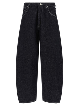 Blue Cotton Jeans Denim