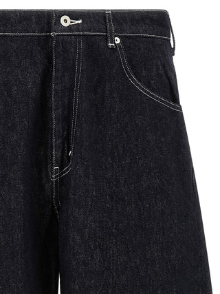 Blue Cotton Jeans Denim