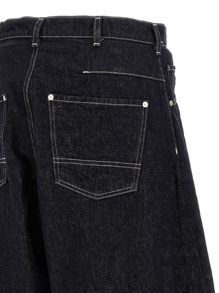 Blue Cotton Jeans Denim