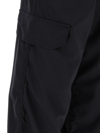 Blue Polyester Cargo Pants